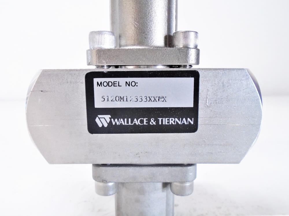 Wallace & Tiernan 0-100% Flow Stainless Steel Armored Purge Meter 5120M12333XXLX